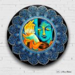 Hand-painted Magnificent Buddha Wall Plate