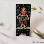 Hand Painted Dancing Lady Mobile Stand - Image 2