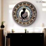 Hand Painted Mystical Buddha Dot Art Wall Plate