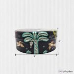Hand Painted Pattachitra Nature Black Snacks Box (L) - Image 4
