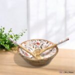 Handcrafted Mangowood Jaipuria Salad Bowl Set - Single - Image 2