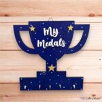 Trophy Shaped Medal Hanger – Single - Image 2