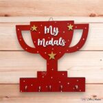 Trophy Shaped Medal Hanger – Single - Image 3
