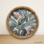 Mango Wood Tropical Round Trays - 12 Inches - Image 3