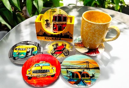 Hand Painted Coasters