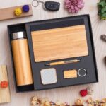 Personalized Bamboo Executive Office Set