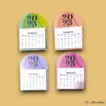 Daily Bliss Calendar Magnets - Set of 4