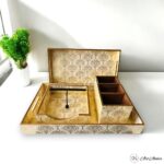 Gold Leaf Gold Foiled Tray Combo - Set of 4