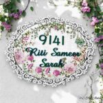 Personalized Oval Victorian Nameplates