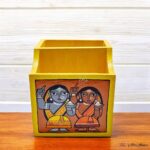 Jamini Roy Inspired Organizer/ Cutlery/ Pen Holder - Image 4