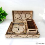 Mosaic Tile Pattern Tray Combo - Set of 4 - Image 2