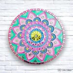 Hand Painted Pastel Lippan Wall Plate
