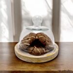 Mangowood Cake Stand With Dome (6 inches) - Single - Image 3