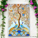 Printed Peacock Paradise Wall Plate