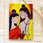 Printed Siya Ram Divine Love Wall Plate
