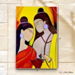Printed Siya Ram Divine Love Wall Plate - Image 2