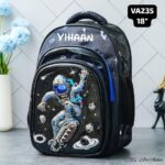 Personalized Shell Space Theme Kids Bag Hamper Set - 18" - Image 2