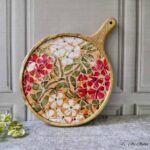 Mangowood Floral Mosaic Pizza Platter