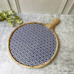 Mangowood Sambhal Blue Pizza Platter - Image 2