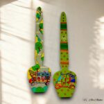 Hand-Painted Wooden Spatula - Set of 2 - Image 2