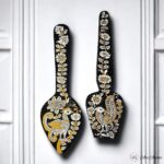 Hand-Painted Kalamkari Wooden Spatula - Set of 2 - Image 3