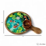 Nature Mangowood Platter with Bowl - Image 2