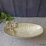 MOP Handcrafted Metal Bowl in Ocean Theme