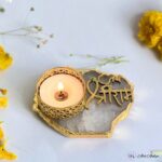 Jai Shree Ram Agate Tea Light - Single