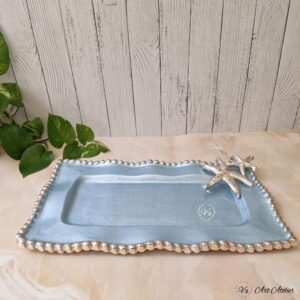 Decorative wooden tray for corporate hamper sets