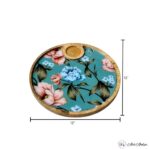 Premium Mangowood Spring Serenade Round Chip-N-Dip Platter - Image 3