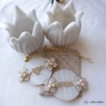 Stone Studded Shubh Labh Decorative Pair