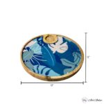Premium Mangowood Tropical Breeze Round Chip-N-Dip Platter - Image 3