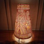 Hand Painted Traditional Table Top Lamp Single - 13 Inches