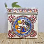 Hand-painted Madhubani Cotton Sling Bag - Image 2