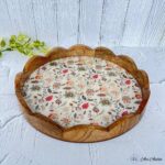 Mangowood Scalloped Tray in Jaipuria Design  - 12 inches - Image 3
