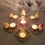 Shree Ganesha Tealight Holder - Pack of 7