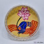 Divine Lotus German Silver Basket - 8 Inches - Image 4