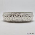 Ethereal Lotus Blossom German Silver Basket - 8 Inches - Image 5
