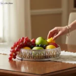 White Lotus Premium German Silver Basket - 8 Inches - Image 3