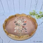 Biscotti Mango Wood Scalloped Tray – 12 Inches - Image 2