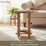 Mangowood Green Magnolia Accent Table - Image 2