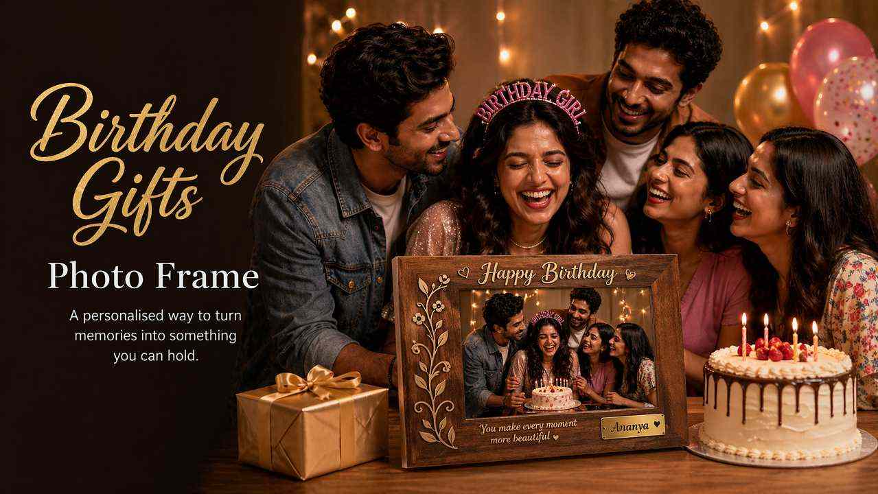 handcrafted birthday gifts photo frame for someone special