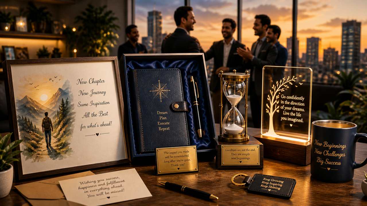 Explore handcrafted gift for men for farewell with a personal touch