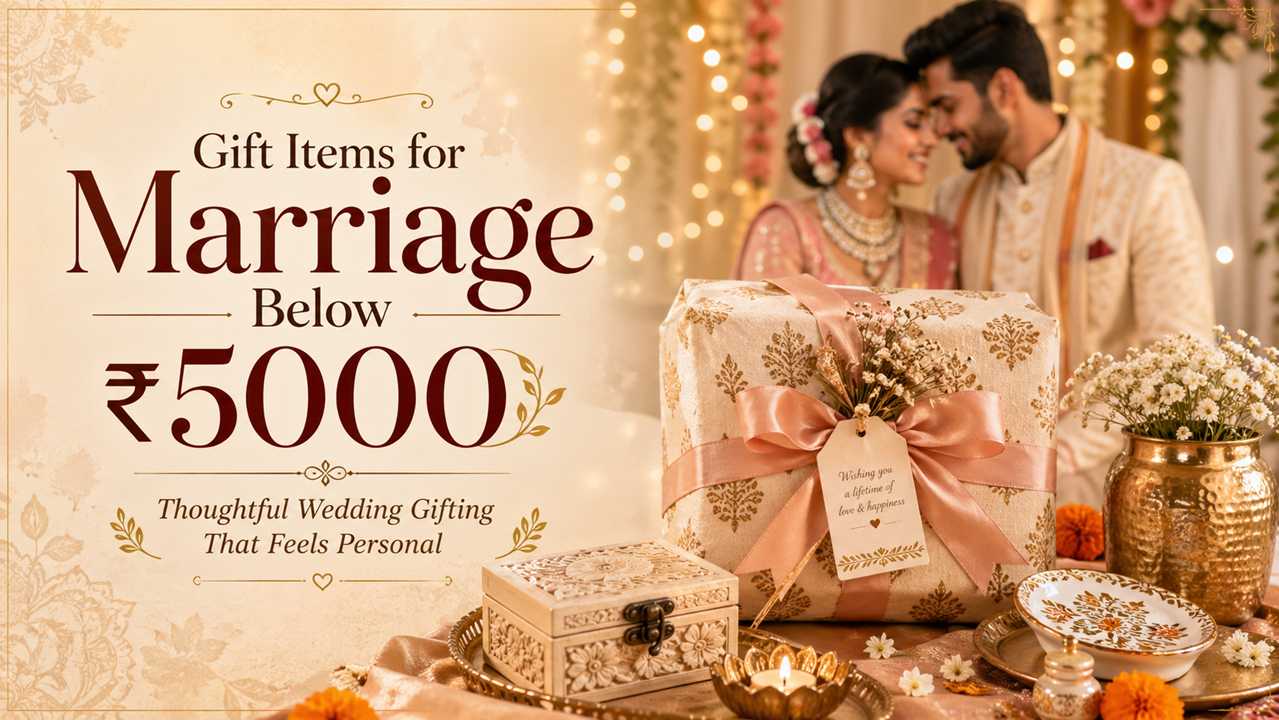 gift items for marriage below 5000