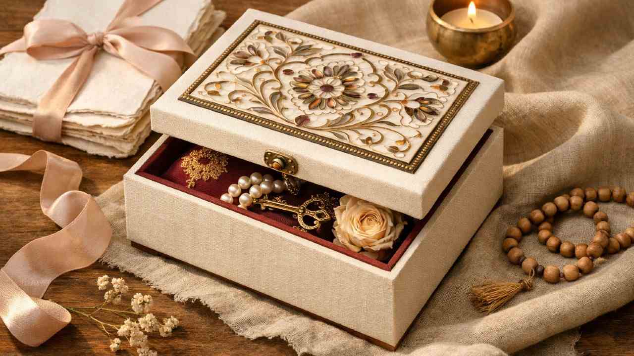 handcrafted gifts and boxes