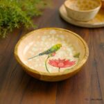 Parrot Paradise Artisanal Bowl - 9 Inches