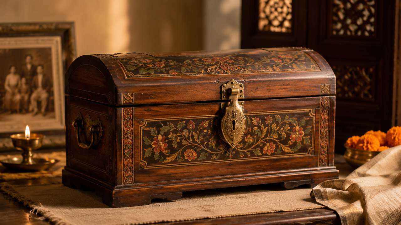 Antique restoration brings old trunks back as statement décor