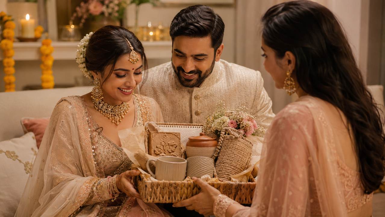 unique gifts under 1000 for marriage with handcrafted elegance for thoughtful wedding gifting