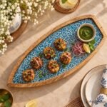 Azure Bloom Platter - Image 2
