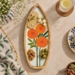 Sunehri Marigold-Handcrafted Boat Platter - Image 2